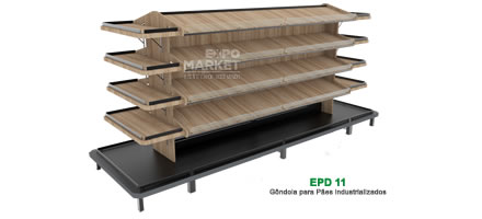 EPD 11 - Gôndola para Pães industrializados