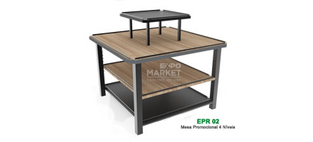 EPR 02 - Mesa Promocional 4 Níveis