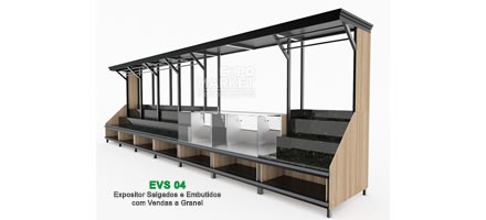 EVS 04 - Expositor Salgados e Embutidos com Vendas a Granel