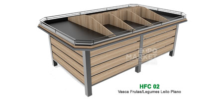HFC 02 - Vasca Frutas/Legumes Leito Plano