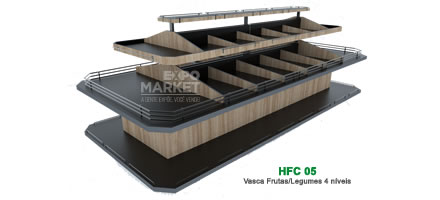 HFC 05 - Vasca Frutas/Legumes 4 níveis