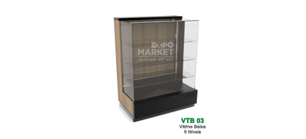 VTB 03 - Vitrine Baixa 5 Níveis